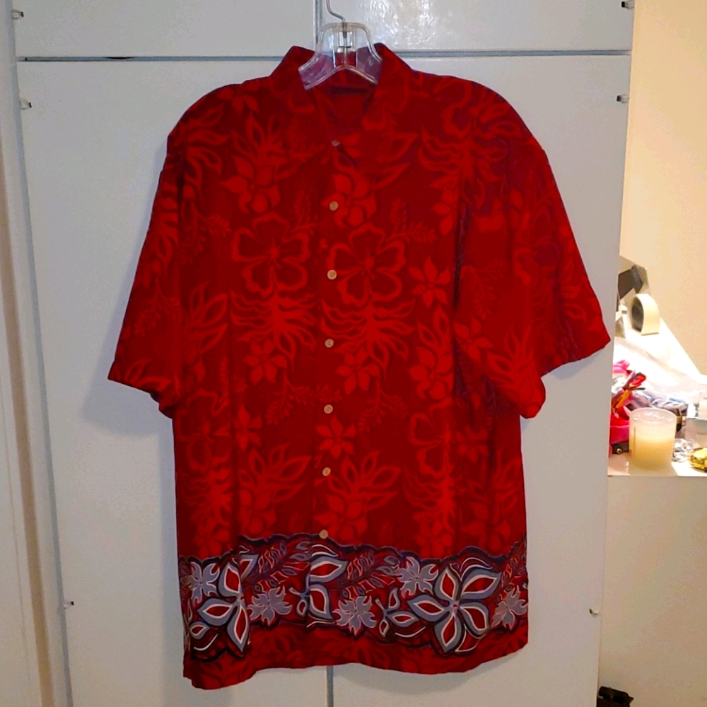 Extreme Gear Hawaii Button Down Shirt Size Large